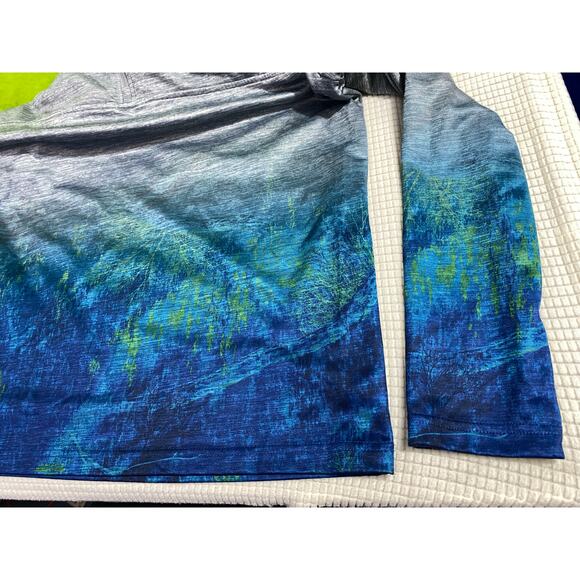 Realtree Fishing Pro Series Quarter Zip Large Lightweight Pullover Jacket - Picture 5 of 10